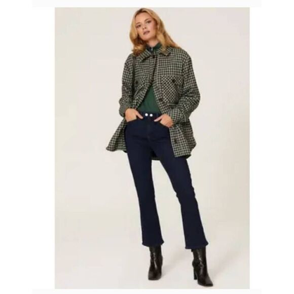 Paige Claudine Crop Jean Carden Dark Wash size 26 - Picture 1 of 14